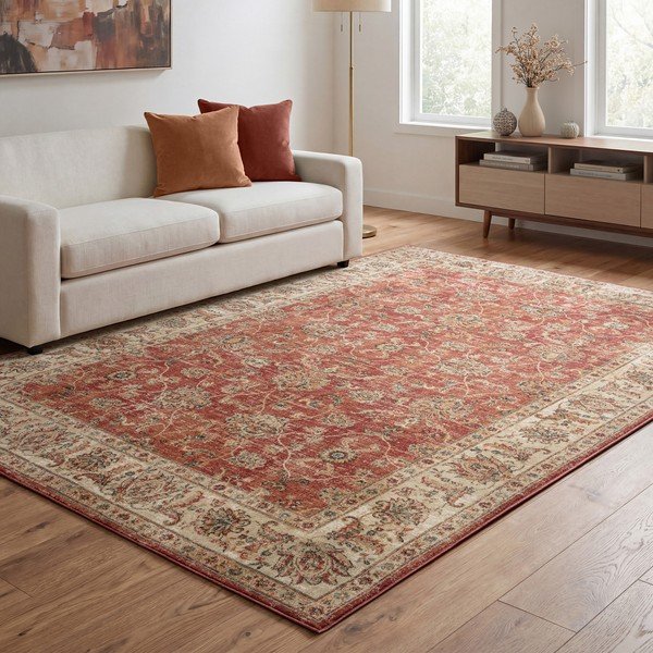 Červený koberec 120x160 cm Raja – Asiatic Carpets-image-4