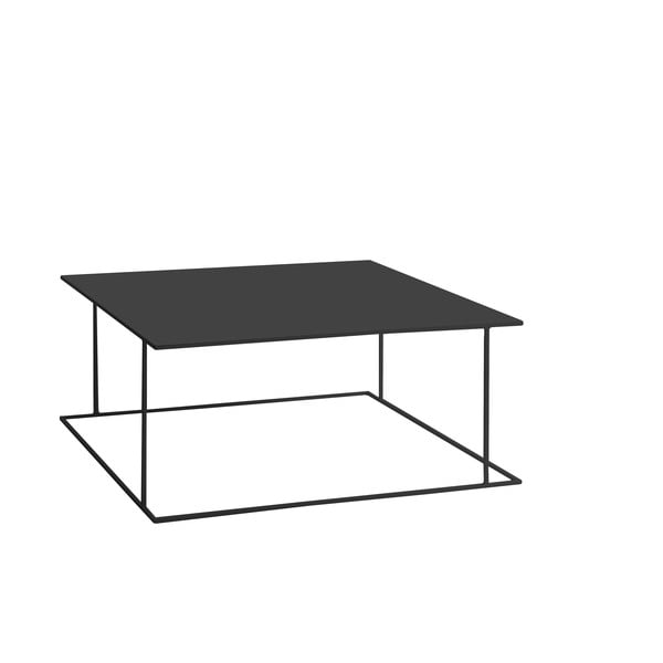 Čierny konferenčný stolík Custom Form Walt, 100 × 100 cm