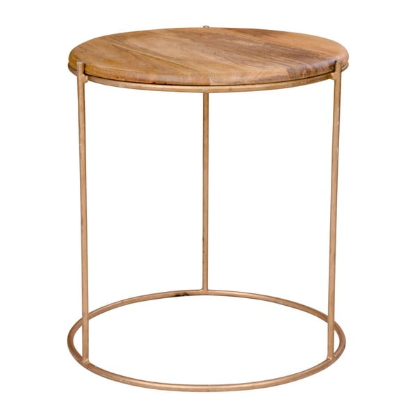 Príručný stolík s doskou z mangového dreva House Nordic Babur