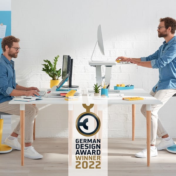 Pracovná stolná doska s výsuvnou policou Ergo – Leitz-image-1