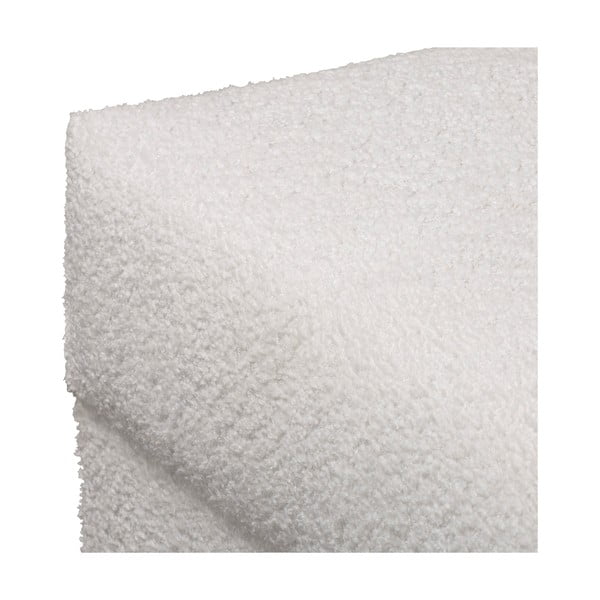 Biely taburet z textílie buklé Ariella – Ropez-image-4