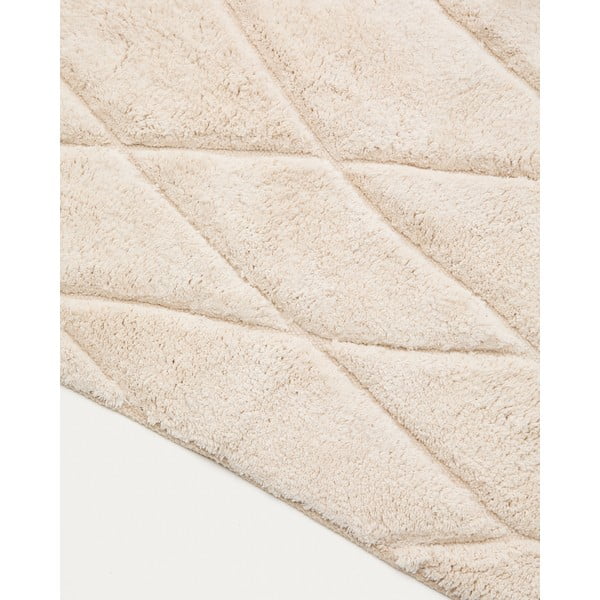 Béžová kúpeľňová predložka 50x70 cm Nyana – Kave Home-image-4