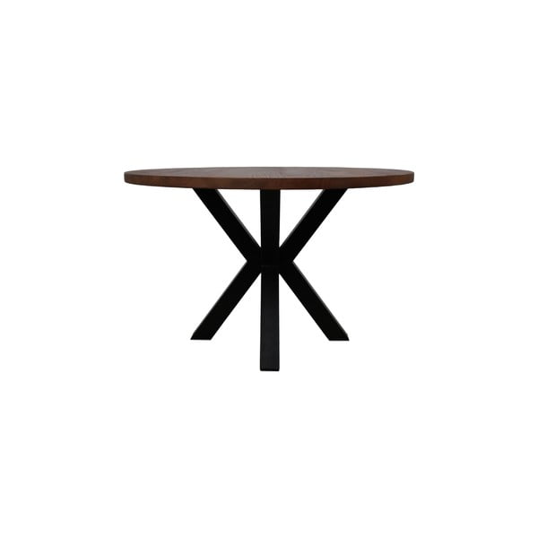 Guľatý jedálenský stôl s doskou z mangového dreva HMS collection, ⌀ 120 cm-image-3