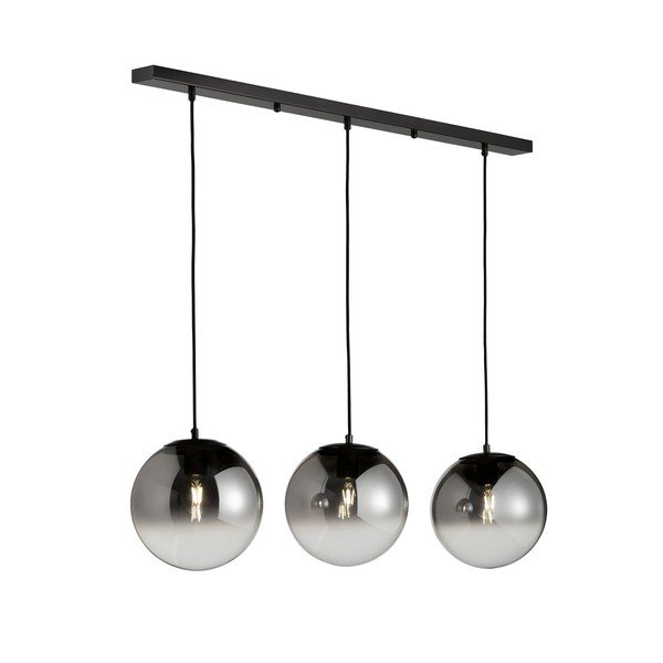 Čierne závesné svietidlo Mirror – Fischer & Honsel