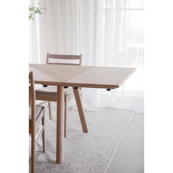 Prídavná doska k jedálenskému stolu z dubového dreva 95x45 cm Clapperton – Rowico-image-2