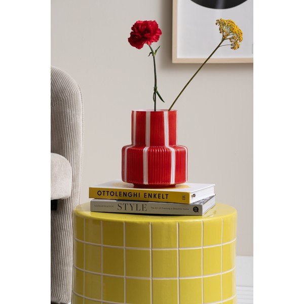 Keramický okrúhly odkladací stolík ø 42 cm Retro Tiles – Leitmotiv-image-3