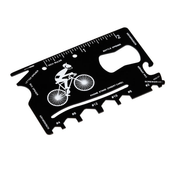 Multifunkčná karta na opravu bicykla v koženkovom puzdre Rex London Le Bicycle