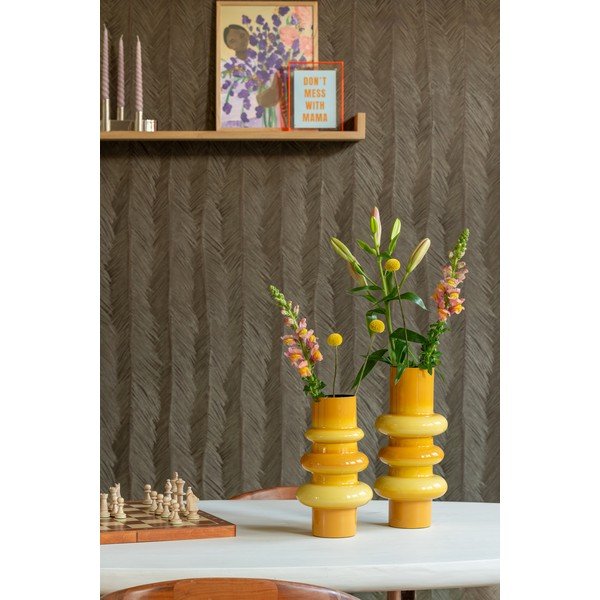 Oranžová železná váza (výška  30 cm) Grato – PT LIVING-image-1