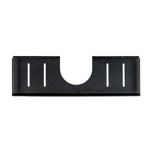 Čierna samodržiaca kúpeľňová polička z nerezovej ocele Altarella - Wenko-image-4