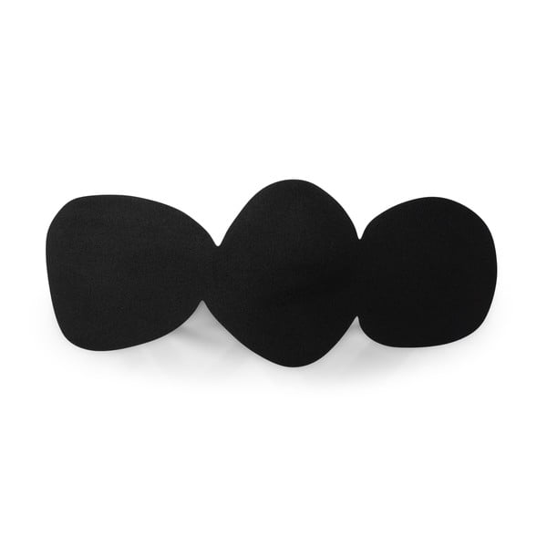 Čierny kovový nástenný vešiak 35 cm Tumulo – Spinder Design