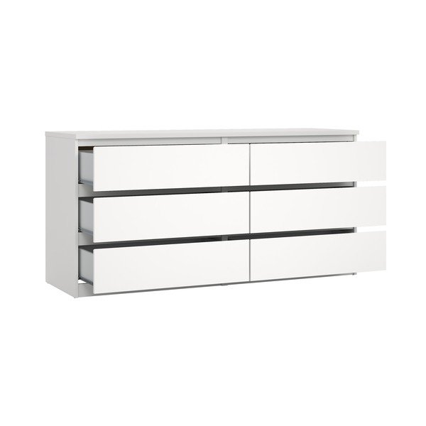 Biela komoda 154x76x50 cm Naia – Tvilum-image-3