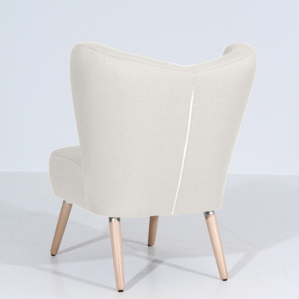 Krémové kreslo Max Winzer Sari-image-1