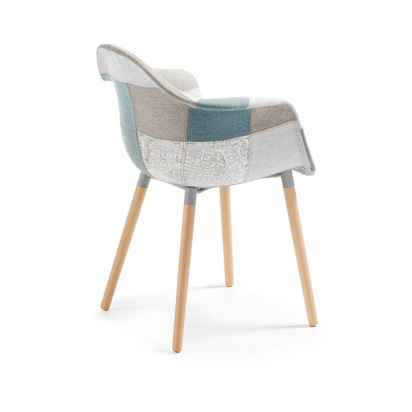 Sada 2 modro-sivých jedálenských stoličiek La Forma Kenna-image-3