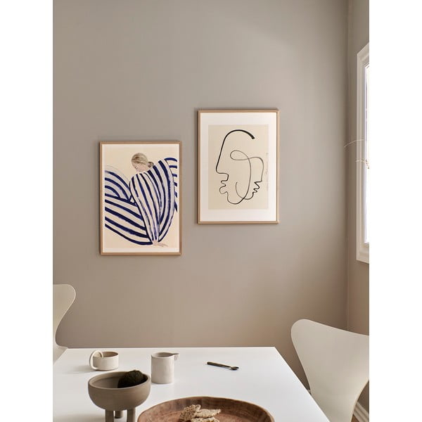 Plagát 30x40 cm Blue Stripe at Concorde – Sofia Lind – The Poster Club-image-1