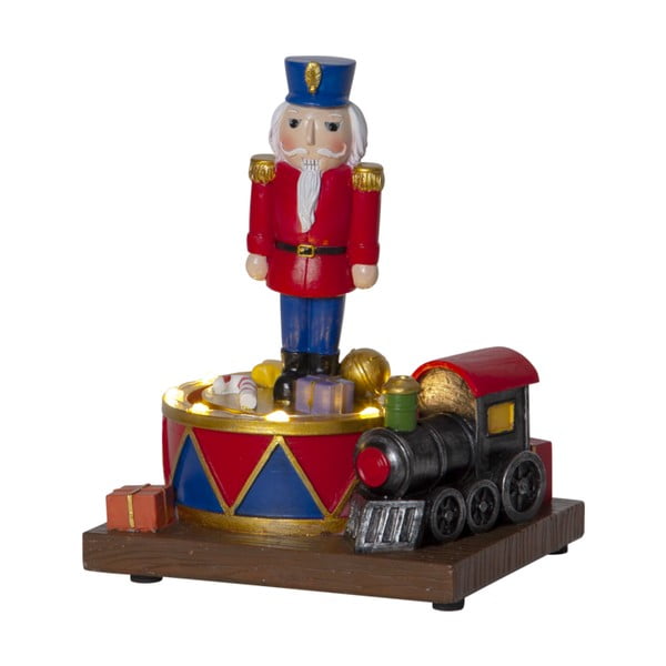 Vianočná svetelná LED dekorácia Star Trading Nutcracker, výška 16 cm