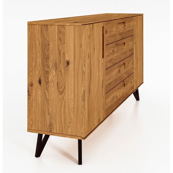 Vysoká komoda z dubového dreva 182x100 cm Golo - The Beds-image-3