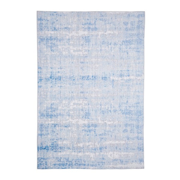Sivo-modrý koberec Floorita Abstract, 80 x 150 cm