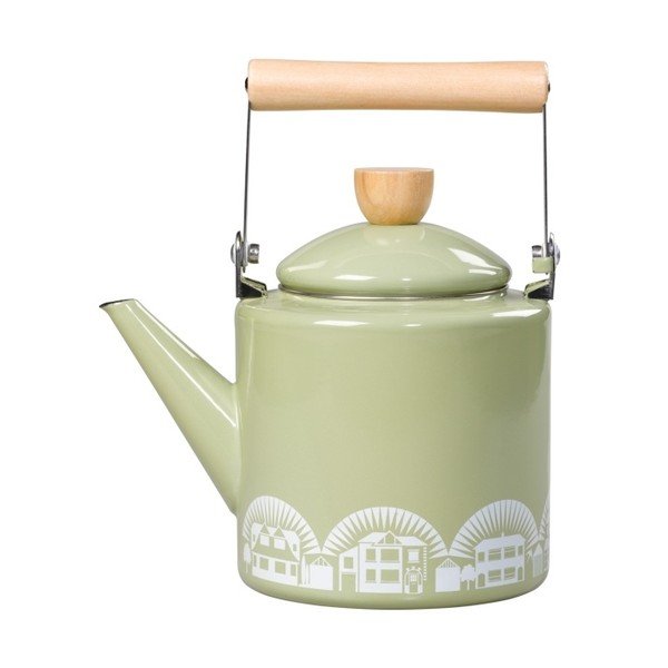Zelená smaltovaná kanvička Mini Moderns-image-2