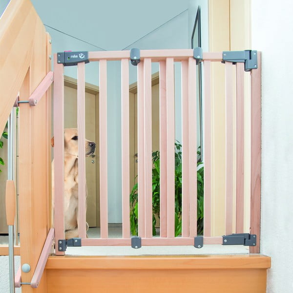 Zábrana do dverí z bukového dreva v prírodnej farbe – Roba-image-3