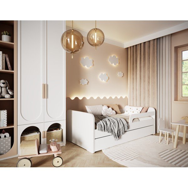 Biela detská posteľ s roštom 80x200 cm Duuli – ELTAP-image-2