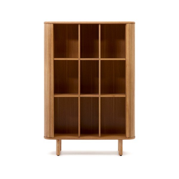 Skrinka v dekore jaseňa s posuvnými dverami v prírodnej farbe 110x160x40 cm Mailen – Kave Home-image-3