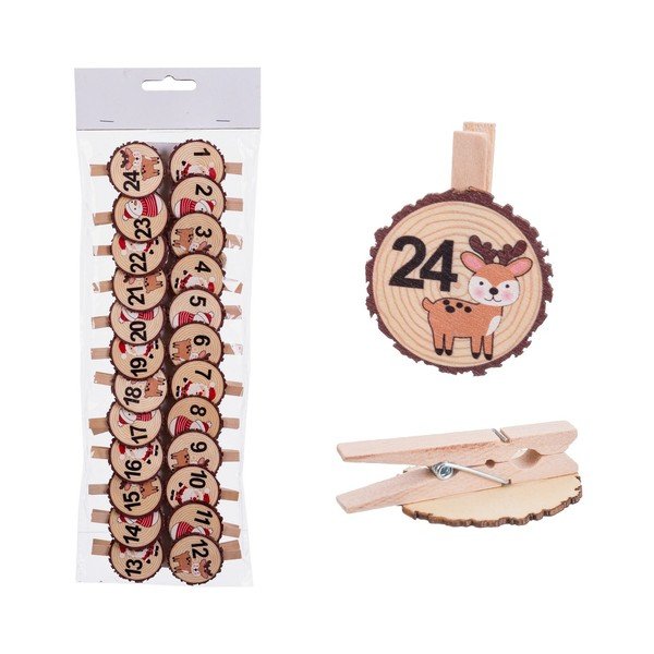 Štipce na adventný kalendár – Casa Selección