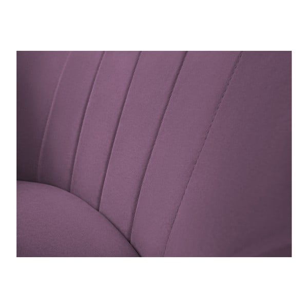 Fialové kreslo Mazzini Sofas Toscane, čierne nohy-image-4