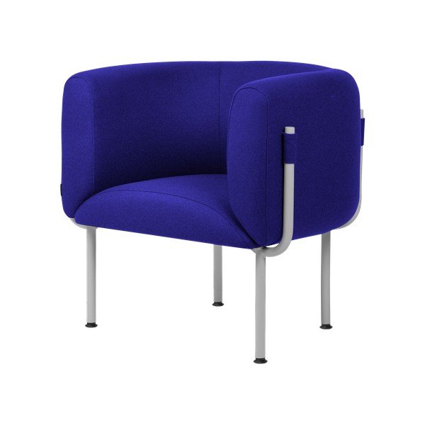 Modré kreslo Ubi – noo.ma