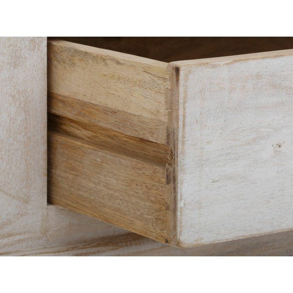 Biela šatníková skriňa z mangového dreva 100x175 cm Rana – Støraa-image-4