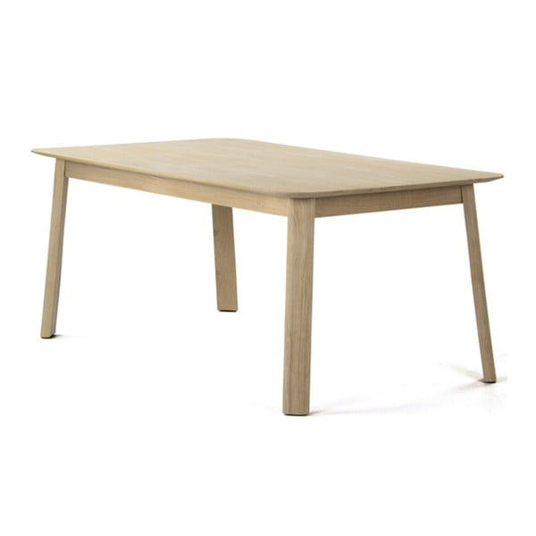 Jedálenský stôl z dubového dreva PLM Barcelona, 200 x 100 cm