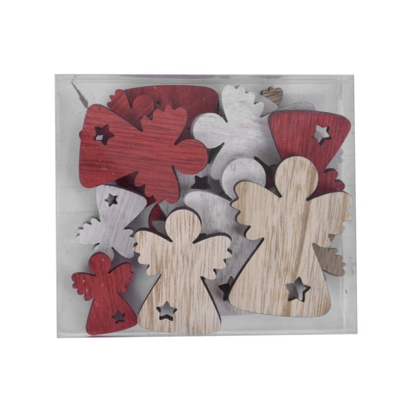 Súprava 18 vianočných ozdôb v tvare anjelika Ego Dekor-image-1