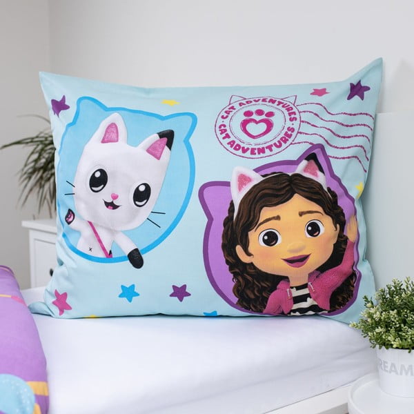 Bavlnené detské obliečky na jednolôžko 140x200 cm Gabby's Dollhouse "Balloon" – Jerry Fabrics-image-3