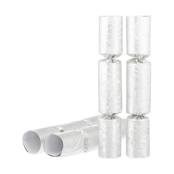 Vianočné crackery v súprave 8 ks Decadence Silver - Robin Reed-image-1