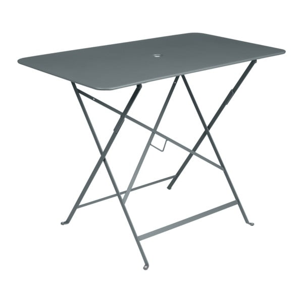 Sivý záhradný stolík Fermob Bistro, 97 × 57 cm