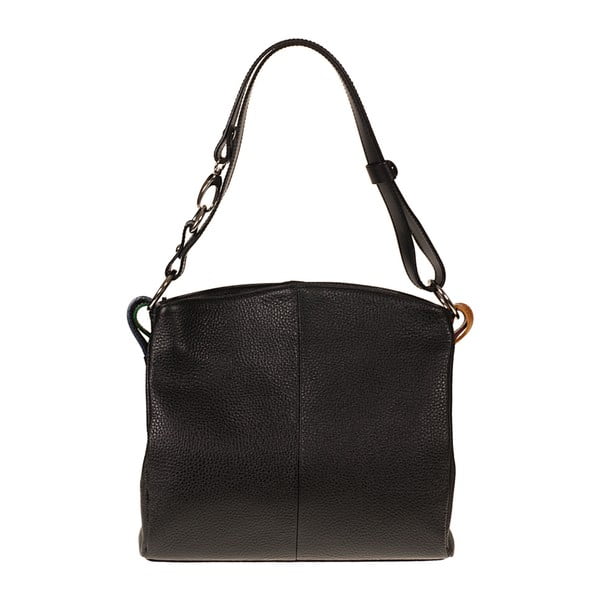 Čierna kožená kabelka Giulia Bags Chrissy
