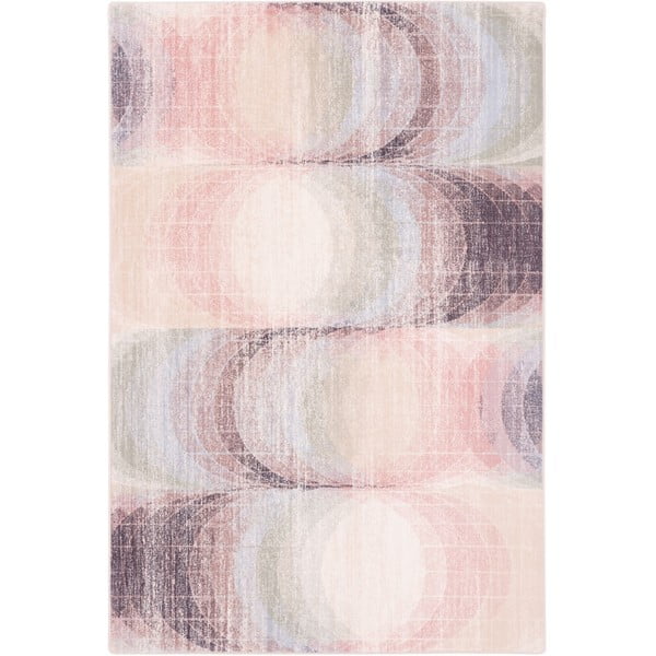 Svetloružový vlnený koberec 133x190 cm Kaola – Agnella