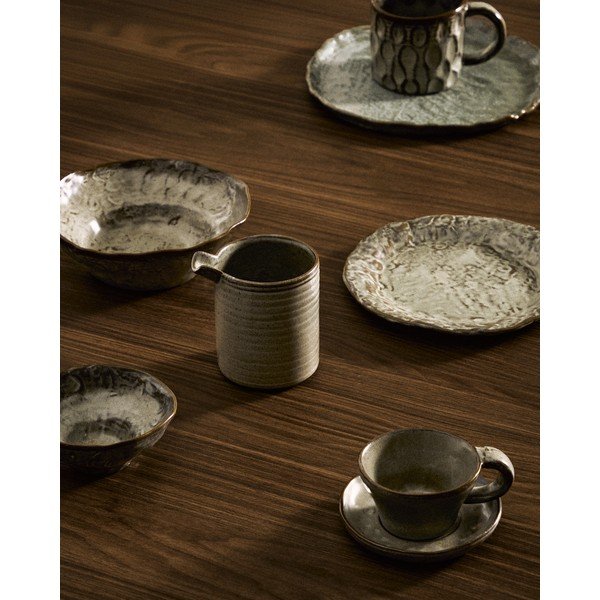 Sivá keramická polievková miska Alenia – Kave Home-image-1