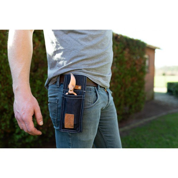 Záhradnícke puzdro na opasok Esschert Design Denim-image-1