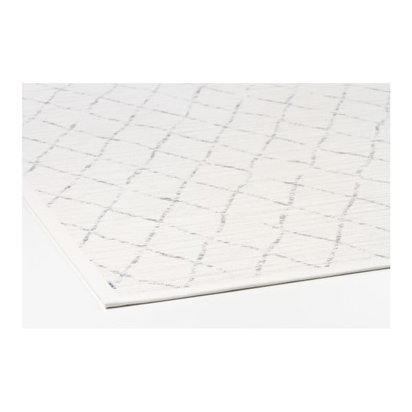 Biely vzorovaný obojstranný koberec Narma Vao, 140 × 200 cm-image-2