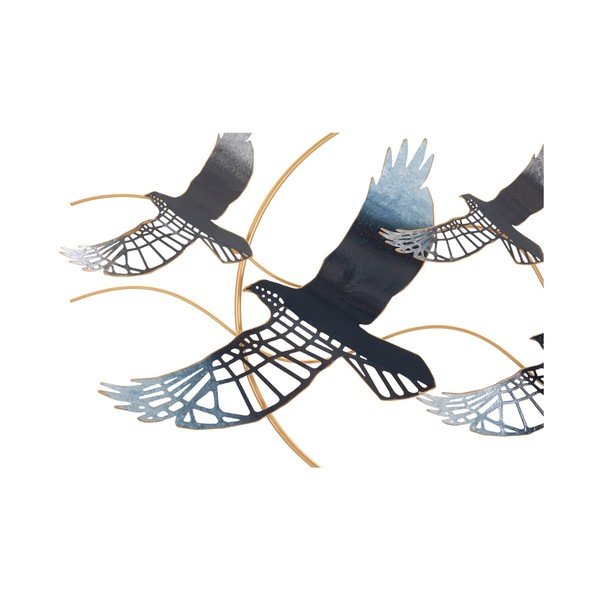 Kovová nástenná dekorácia 91x50 cm Birds – Mauro Ferretti-image-2