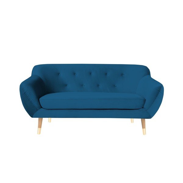 Modrá dvojmiestna pohovka Mazzini Sofas Amelie