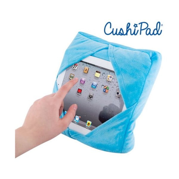 Modrý multifunkčný vankúš s držiakom na iPad InnovaGoods