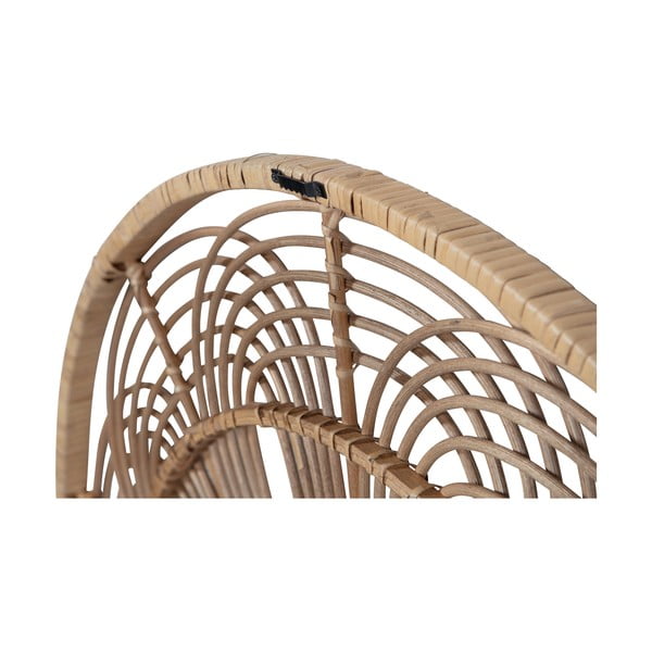 Nástenné zrkadlo s bambusovým rámom ø 76 cm Obi – WOOOD-image-4