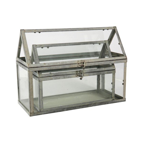 Sada 2 dekoratívnych boxov Côté Table Jardinet-image-3