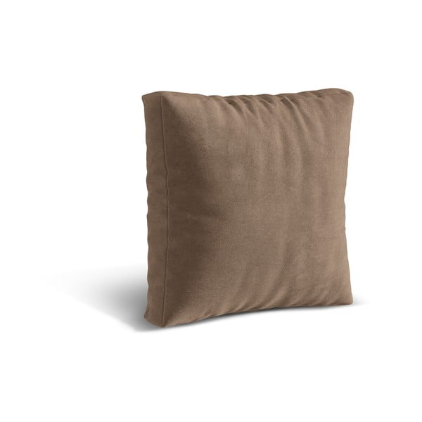 Svetlohnedý zamatový vankúš k modulárnej pohovke Martina – Micadoni -image-1