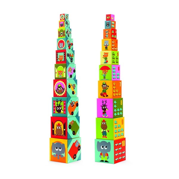 Škatuľková veža Djeco Dopravné prostriedky-image-1