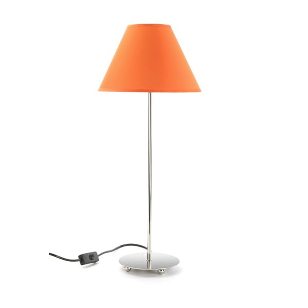 Oranžová stolová lampa Versa Metalina, ø 25 cm