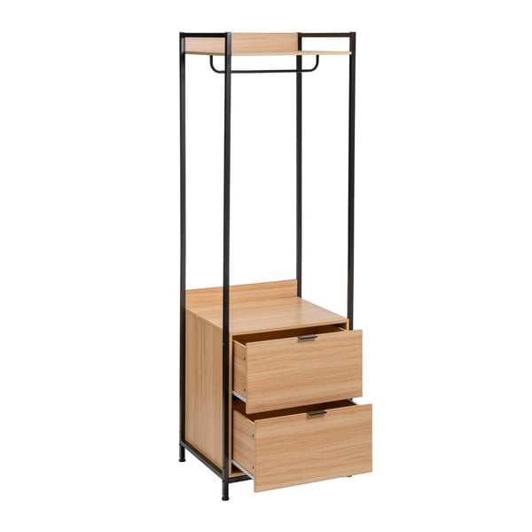 Otvorená šatníková skriňa v prírodnej farbe 60x190x48 cm Armarios – Casa Selección-image-2