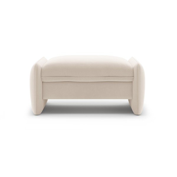 Krémovobiela zamatová podnožka Georgia – Micadoni -image-1