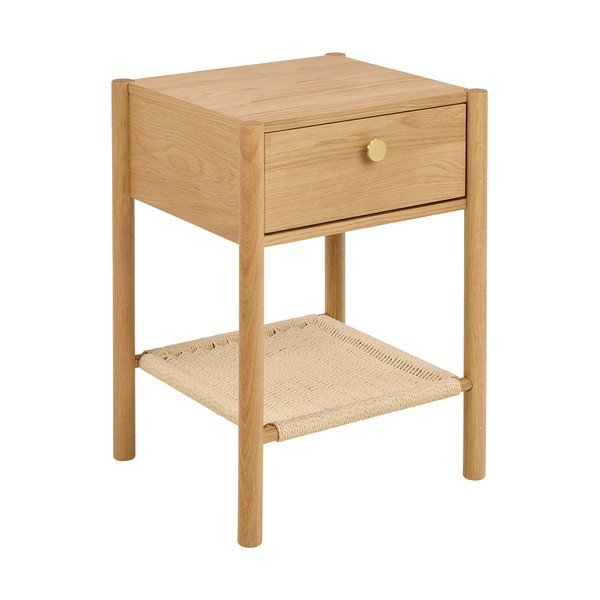 Nočný stolík v dekore duba v svetloprírodnej farbe Monfort – Actona-image-2